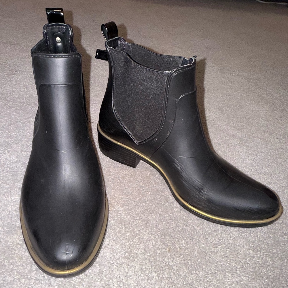 Kate Spade bow rainboots